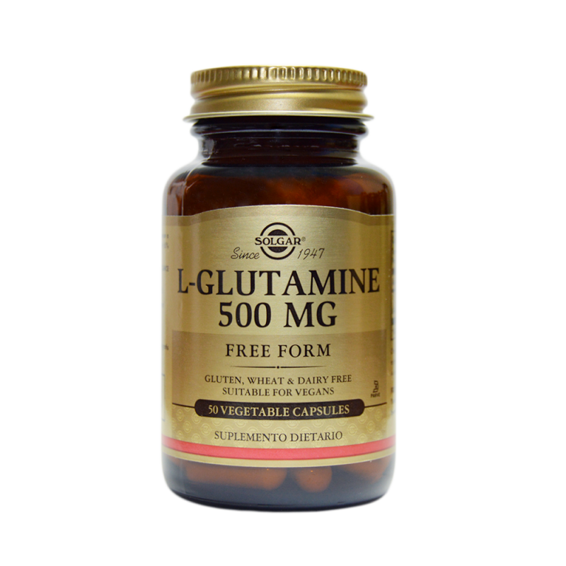 L-Glutamina 500 mg X 50 cápsulas - Solgar
