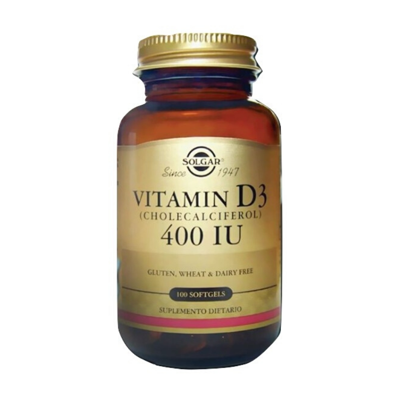Vitamina D3 400 IU X 100 sotfgels - Solgar
