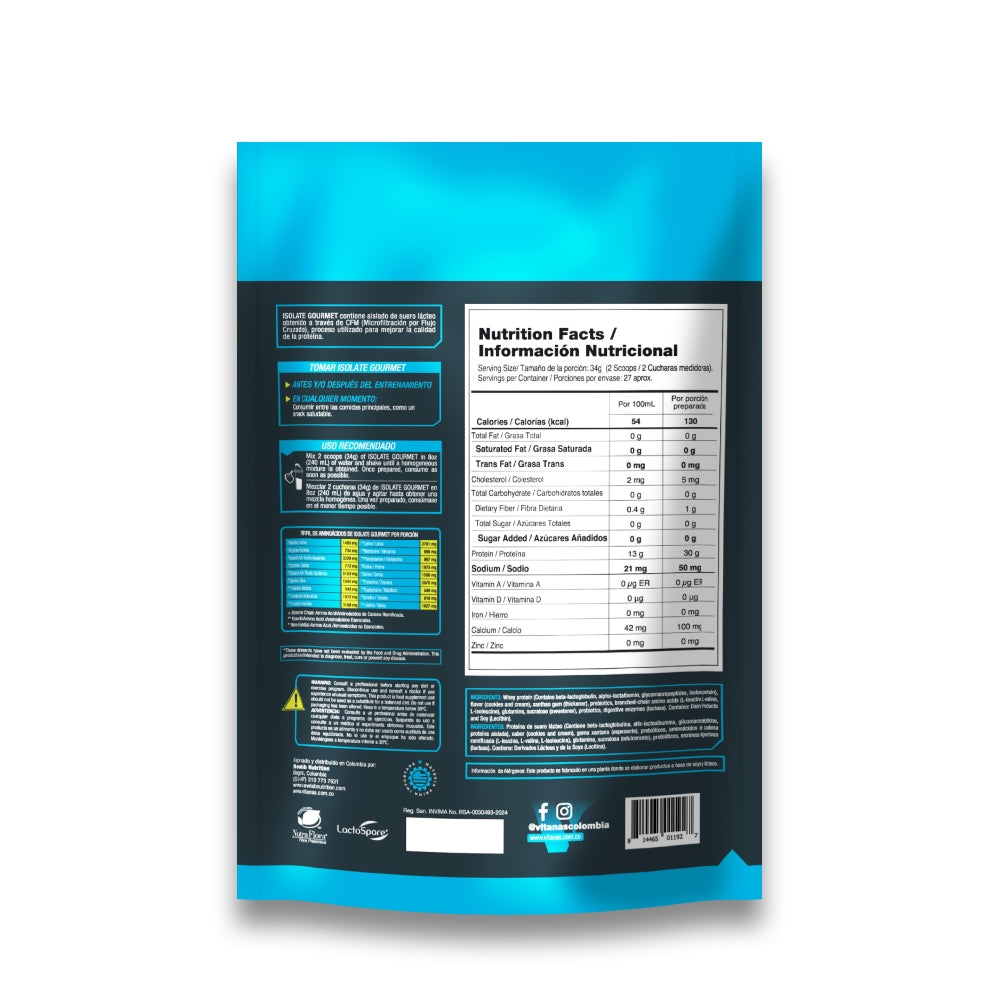 Isolate Gourmet 2Lb