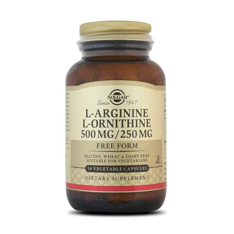 L-ARGININE L-ORNITHINE x 50caps
