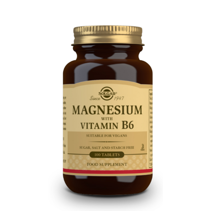 Magnesium with B6 x 100 tabletas - Solgar